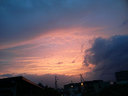 こんな夕焼けが・・・