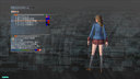 ランシール校女性制服 背面
