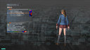 ランシール校女性制服 背面